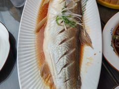 清蒸白鱼-七的湖·江南蟹舫·阳澄湖农家菜(蟹舫苑店)