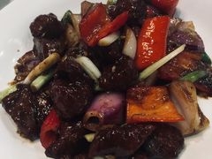 黑椒黄牛肉粒-禄源公·老莞诚饭店