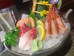 将太刺身三拼（三文鱼、甜虾、北极贝）-将太无二·北美传奇寿司(荟聚购物中心西红门店)