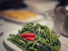 虾酱炒通心菜-肥仔文澳门猪骨煲(南京西路店)