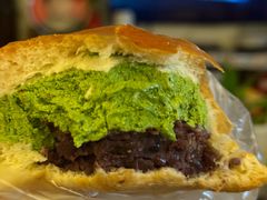 抹茶豆馅面包-烘焙町面包店(西四店)