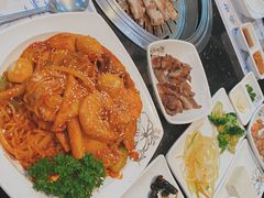 海鲜拉面炒年糕-青松馆韩国料理(香港中路佳世客店)
