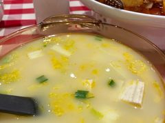 鸡汤小白菜煮榆林豆腐-西贝(金桥店)