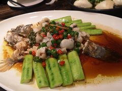 鲜花椒蒸桂花鲈-猪肉婆私房菜(容桂总店)
