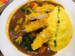 炸虾排咖喱蛋包饭-池奈·咖喱蛋包饭(熙地港店)
