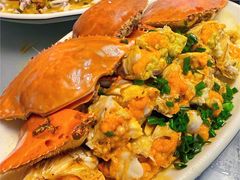 葱油红膏蟹-金海湾海鲜排档(朱家尖店)