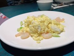 芦笋虾仁炒蛋-野蔓果·山野菜(西湖景区·龙井茶田店)