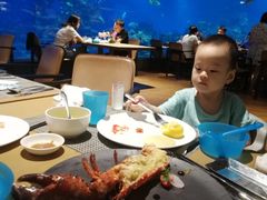 -海棠湾洲际-涛·海底餐厅·美人鱼·自助餐·海底隧道