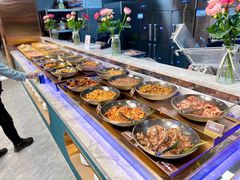 自助取餐区-山海盟海鲜烤肉自助餐厅(杭州萧山银泰店)