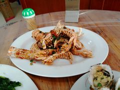 椒盐濑尿虾-仁记海鲜餐厅美食店
