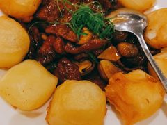 脆皮鲜奶拼蚝油牛肉-和记小菜(东方店)