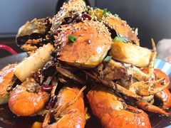 油焖虾蟹煲-肥肥虾庄·金牌油焖大虾(汉街SKP店)