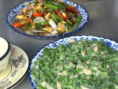 丝瓜尖炒豆米-挖色菜香园(大理店)