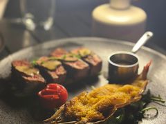 黑松露菲肋牛排配芦笋及香煎大虾-安妮意大利餐厅(日坛店)