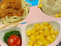 奶油意面儿童餐-Lets burger非常汉堡·环球风味(蓝色港湾店)