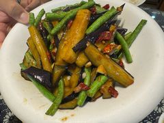 长豆角烧茄子-龚师傅土菜馆.地道农家菜(魅力湘西店)