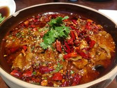水煮牛肉-川旺角川粤融合菜•海景餐厅(星海广场店)