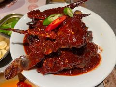 -草家酱蟹炭火烤肉店(珲春南路一店)