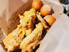 奶酪炸鸡肉-包装马车·韩国料理·포장마차