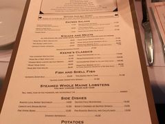 菜单-Keens Steakhouse