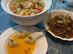 石锅三鲜蹄筋-扬州香格里拉·香宫中餐厅