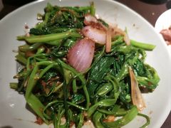 马来盏炒通菜-大头虾越式风味餐厅(光明广场店)