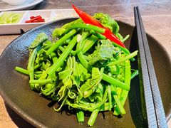 炝拌丝瓜尖-金鸭季·北京烤鸭(深业上城店)