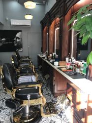 -595barbershop美式油头