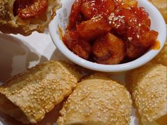 口袋虾仁饼-汉小城·老铫子藕汤·乡野湖北菜(江汉路吉庆街店)