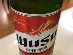 乌苏啤酒罐装-新疆红柳花餐厅(新洲店)
