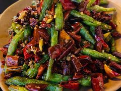 干煸四季豆-味纯私房菜江湖菜·烧烤.羊蝎子(卡尔店)