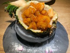 菠萝咕噜猴头菇-水木苼 蔬食料理