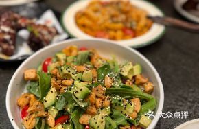 Chicken Breast Avocado Ice Plant Salad