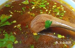 Sour Spicy Duck Blood Soup