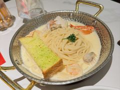 海鲜奶油意面-赤火牛排(金狮广场店)