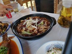 砂锅猪肉炖清水粉条-百花人家(清水镇店)