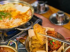 炸鸡翅一半一半-富乐满韩国正宗炸鸡韩国料理(虹泉路店)