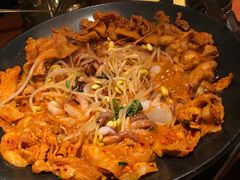 铁板章鱼五花肉-春熙台韩国料理·章鱼肥牛(西丽店)