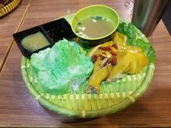 班蘭雞尖塔飯-班兰叶印尼美食