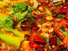 麻辣猪脑-丁记盐蘸牛肉·新杭菜(河东路店)