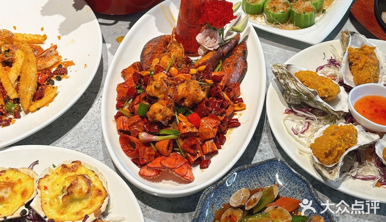 韶关新开的海鲜餐厅🍴就在摩尔城‼️