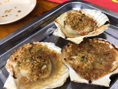 蒜蓉焗扇贝（熟蒜）3个-炒豆合作社(东四总店)