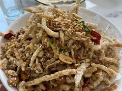 干炸茶树菇-老四川平头酸菜鱼(衙前店)