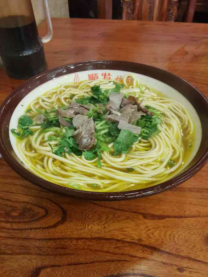 顺发拉面板面(中山门总店)-"竹坞无尘水槛清,相思迢递隔重城.秋阴不.