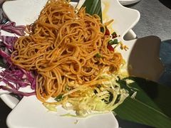 重庆鸡丝凉面-探鱼·鲜青椒爽麻烤鱼(天一广场店)