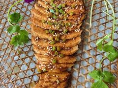 素风味竹烤鱼-天天向上素食餐厅(五台山店)