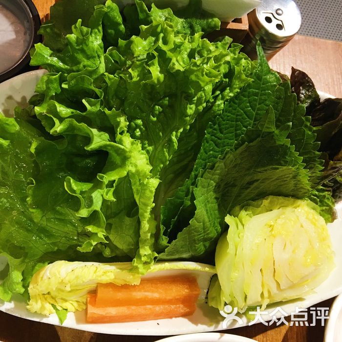 元爱本家正宗韩国烧烤店包肉生菜图片-北京韩式烤肉-大众点评网