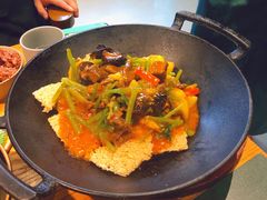 一个锅巴和时蔬-薇酌饮·陕西菜(南门外店)