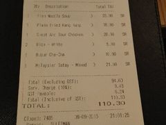 账单-关夫人餐厅(阳光广场店)