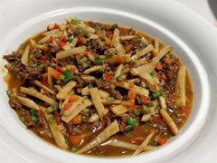 冬笋炒吊龙-加顺农场餐厅